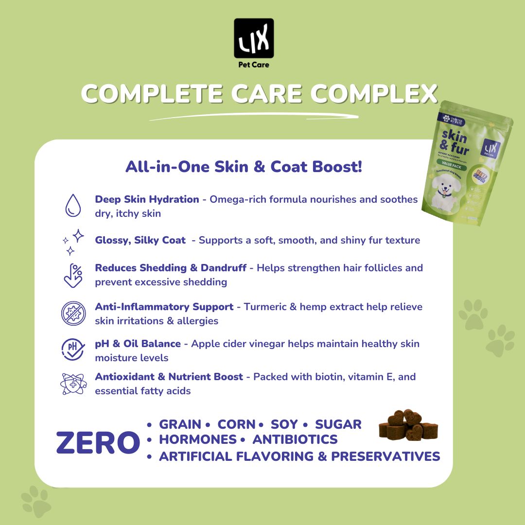 Skin & Fur Value Pack – Functional Dog Treats for a Healthy Fur Shine, Reduce Shedding & Itchy Skin