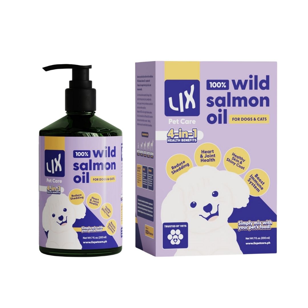 Product image showcasing the bottle and box packaging of LIX Pet Care&