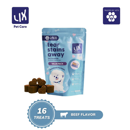 Tear Stains Away Value Pack – Functional Dog Treats for Tear Stains Prevention + Reduce Eye Redness